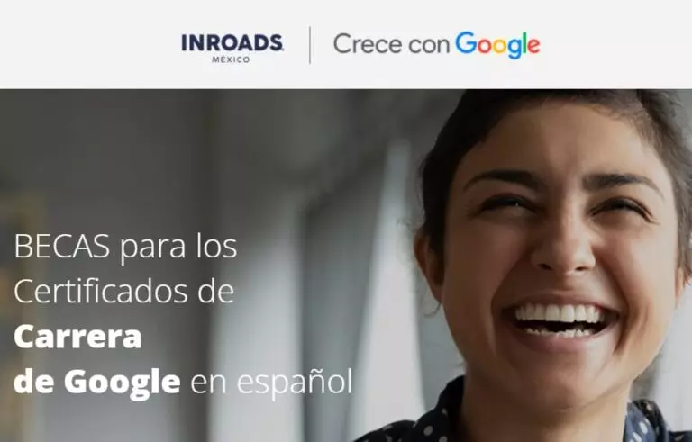 INROADS de México - Becas para los Certificados de Carrera de Google en español